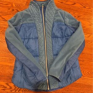 lululemon athletica Vibrant Blue Quilted Bomber Jacket